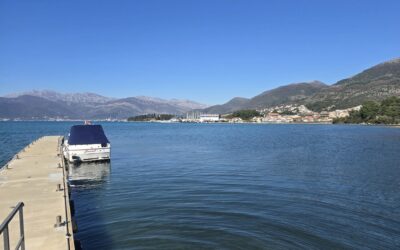 Tivat Airport have a boat dock