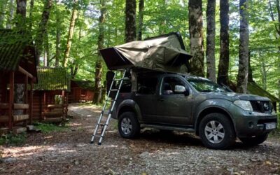 Rent a Jeep fully equipped 4×4 SUV with a rooftop tent